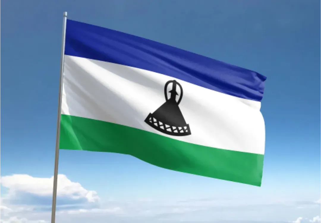 Lesotho Visa Flag