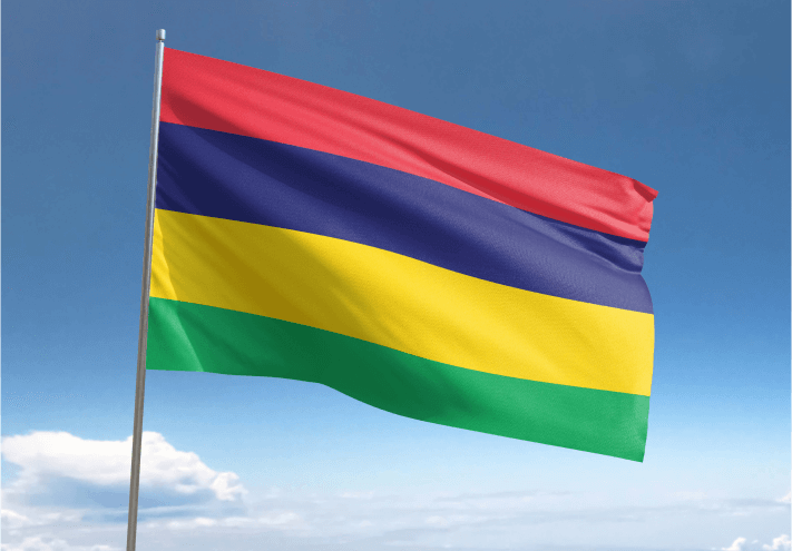 Mauritius Visa Flag