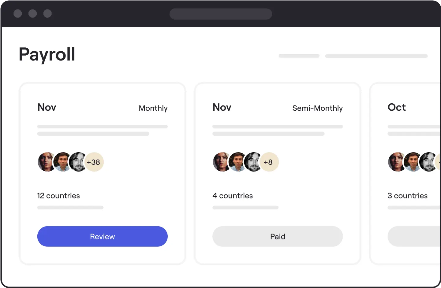 Centralized payroll management