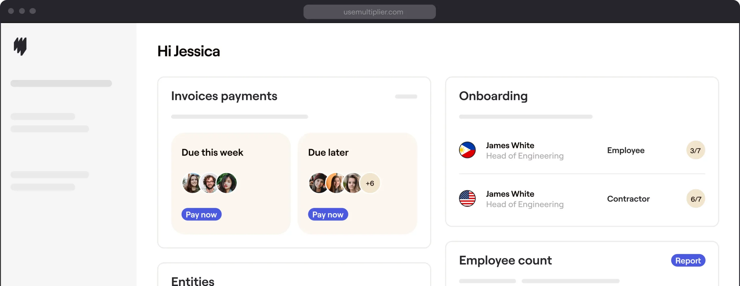 Multiplier Dashboard